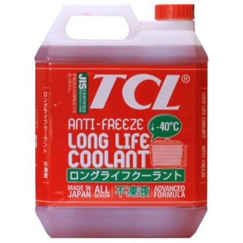 Антифриз Tcl Japan TCL LLC -40C красный, 4 л