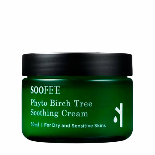 soofee ревитализирующий крем на основе березового сока birch rich origin cream 50 мл SOOFEE Фито-крем для лица на основе березового сока Phyto Birch Tree 50 мл