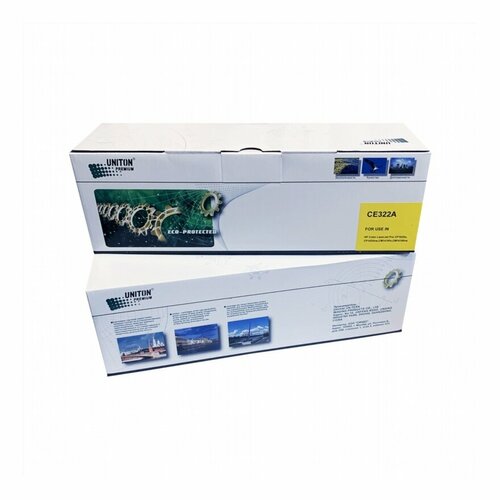 Картридж для HP Color LJ CP 1525/CM1415 PRO CE322A желт (1,3K) UNITON Premium GREEN LINE (Eco Protected) картридж ce322a для hp color lj cp 1525 cm1415 pro желт 1 3k uniton premium