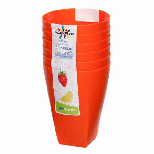 фото Набор стаканов 6 шт. 500 мл. микс оптторгсоюз