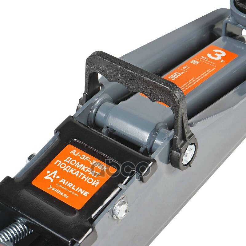 фото Домкрат Подкатной 3Т В Кейсе (Min - 135 Мм, Max - 380 Мм) AIRLINE арт. AJ3F385K