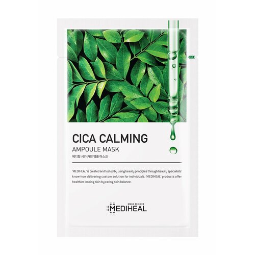 Успокаивающая тканевая маска для лица Mediheal Cica Calming Ampoule Mask 488₽