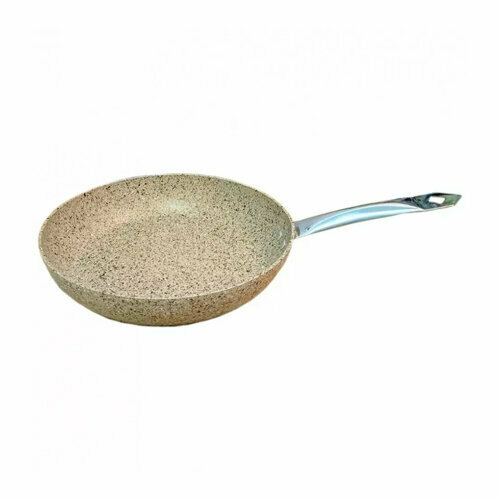 Сковорода 24х5,5 см (1,6 л) с АПП, цвет: песочный, арт. 3207-24-IND-KMBJ