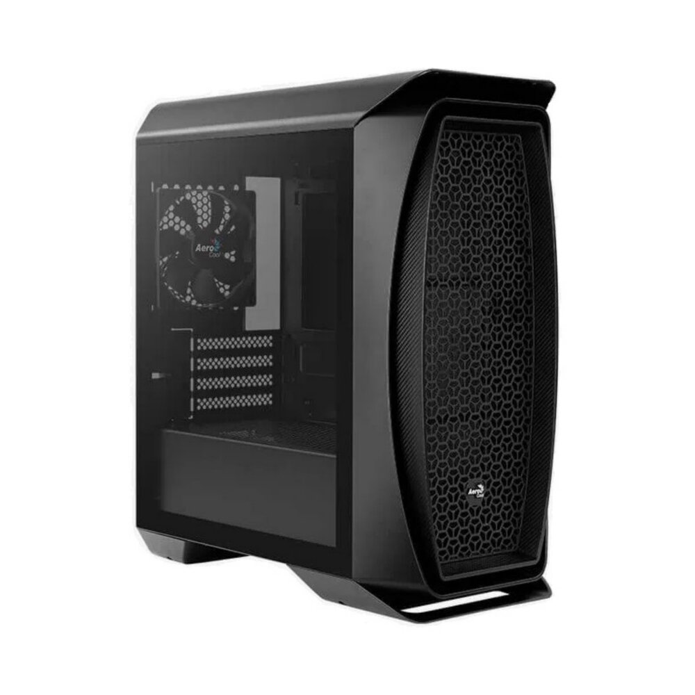 Корпус MiniTower AeroCool Aero One Mini-G-BK-v1 черный( без БП, mATX, USB3x2, 1x120mm) (4710562752366)