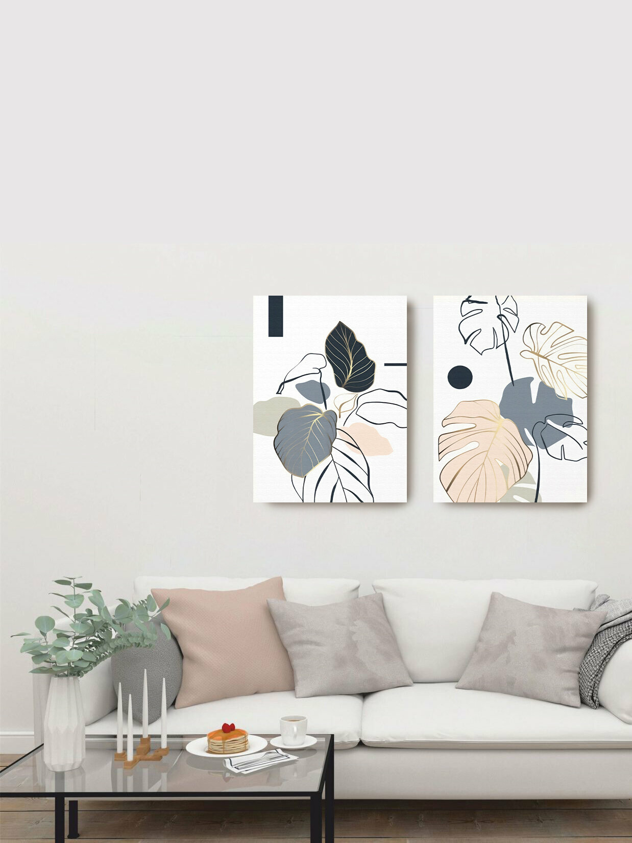 Модульная картина на холсте   на стену фото Люкс  40 х 60 см  2 шт 