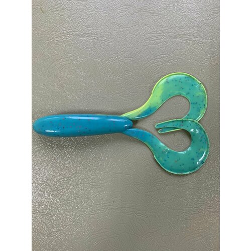 Мягкая силиконовая приманка Лягушка (Pike Frog Ширасу), цвет Голубой зеленый (Summer day), вес 50 гр, уп. 1 шт.