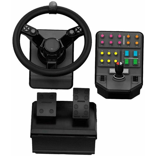Logitech Руль Logitech G Saitek Farm Simulator Controller 38кноп с педалями черный 3089000₽