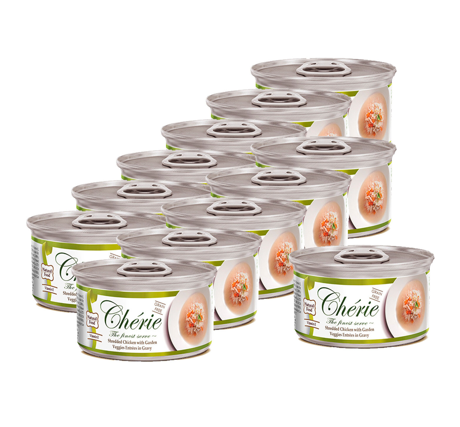 фото PETTRIC Курица с овощами. 80 г. х 12 шт.