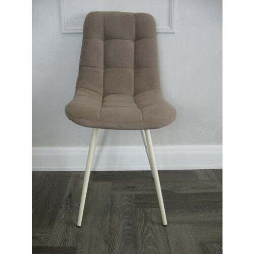 Стул Фред какао, опоры бежевые, 1 шт