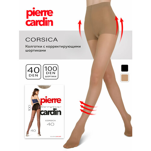 Колготки Pierre Cardin Corsica, 40 den, размер 5, бежевый колготки женские pierre cardin cr marseille 50 den viola р 2