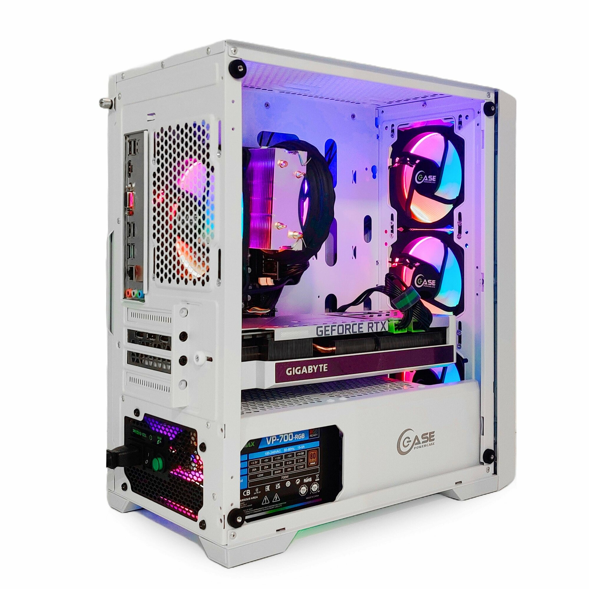 Игровой PC юкомс Ryzen 5 5500, RTX 3070 8GB, SSD 256GB, 16GB DDR4, БП 600W, win 10 pro, White game case