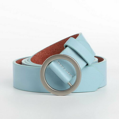 фото Ремень сима-ленд, размер 105, голубой сима-лэнд