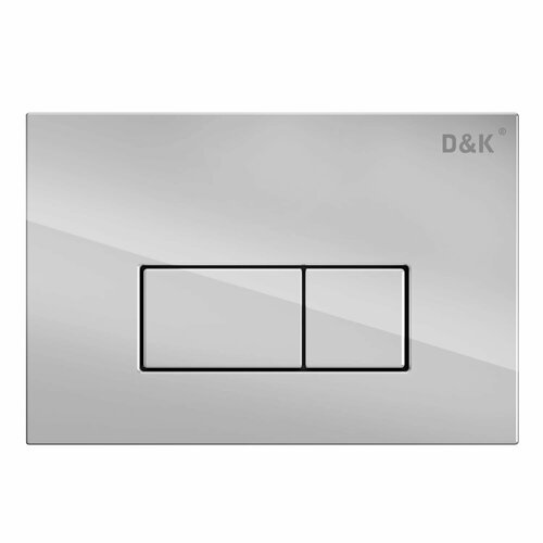 D&K Клавиша смыва D&K Rhein (арт. инсталл DI8050127), хром (DB1499001)