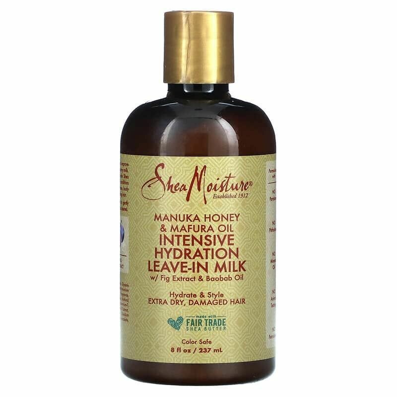 SheaMoisture Несмываемое молочко для интенсивного увлажнения с экстрактом инжира и маслом баобаба 237 мл