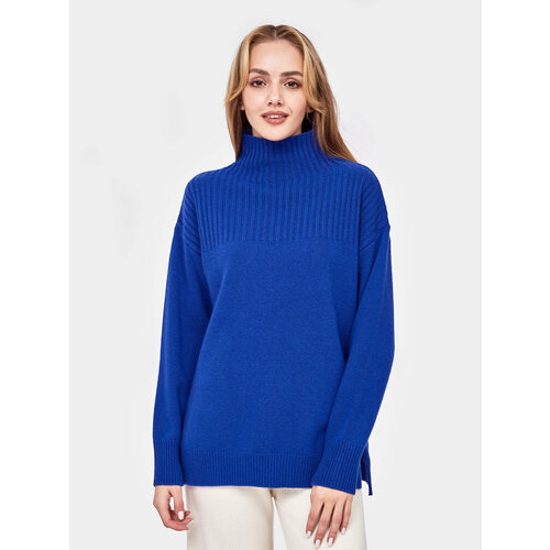 Свитер SHADE, размер 40, синий свитер baon размер m синий
