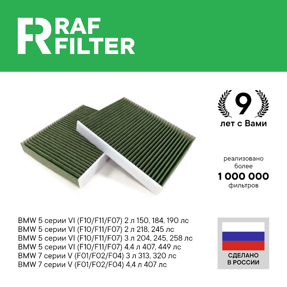 Салонный фильтр RAF Filter RF004BMY