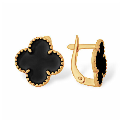 Серьги VOROBYEVA, красное золото, 585 проба, длина 1.2 см