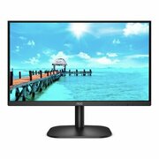 Монитор AOC 22B2QAM 21.5", VA, разрешение 1920x1080 Full HD, частота обновления 75 Гц, технологии Low Blue Light и Flicker Free, динамики, безрамочный дизайн, черный