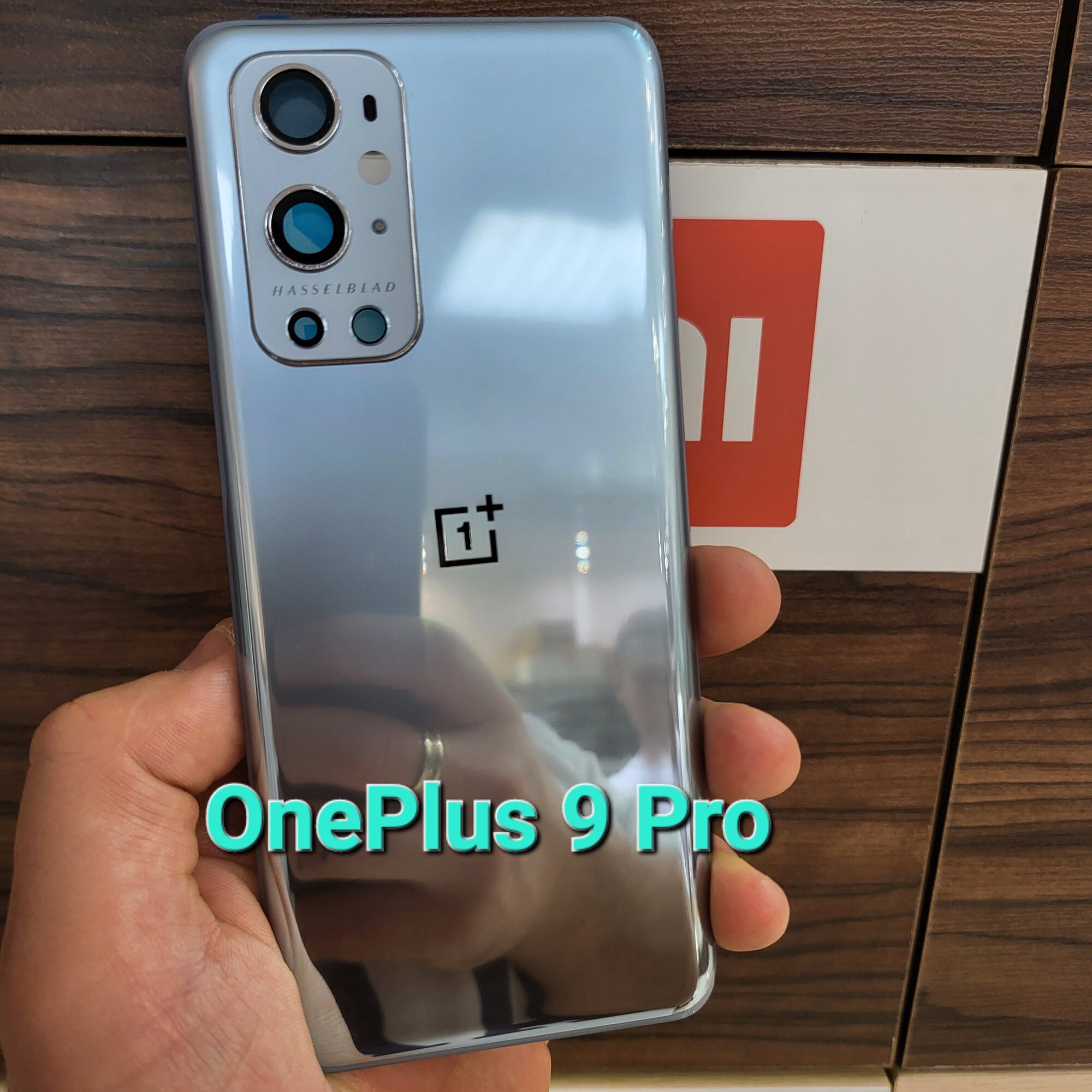 Крышка для OnePlus 9 Pro оригинальная (заднее стекло) цвет: Серебристый