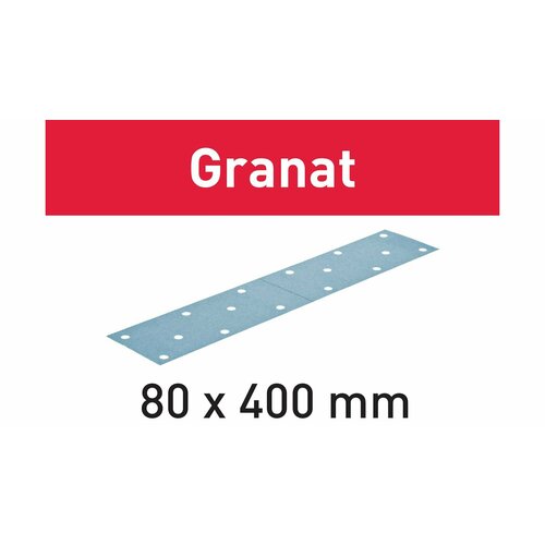 Материал шлифовальный Festool Granat P 60. компл. из 50 шт. STF 80X400 P 60 GR 50X материал шлифовальный festool granat p800 компл из 50 шт stf d125 90 p 800 gr 50x