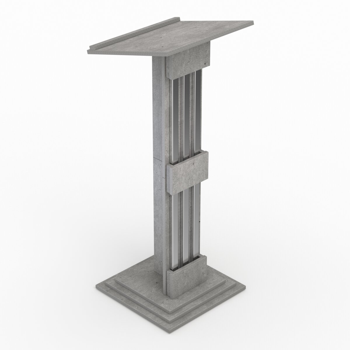 Трибуна "диктор" №44-ВБ-ХРОМ, Метрополитан Грей. Производитель товара - компания Westcom.