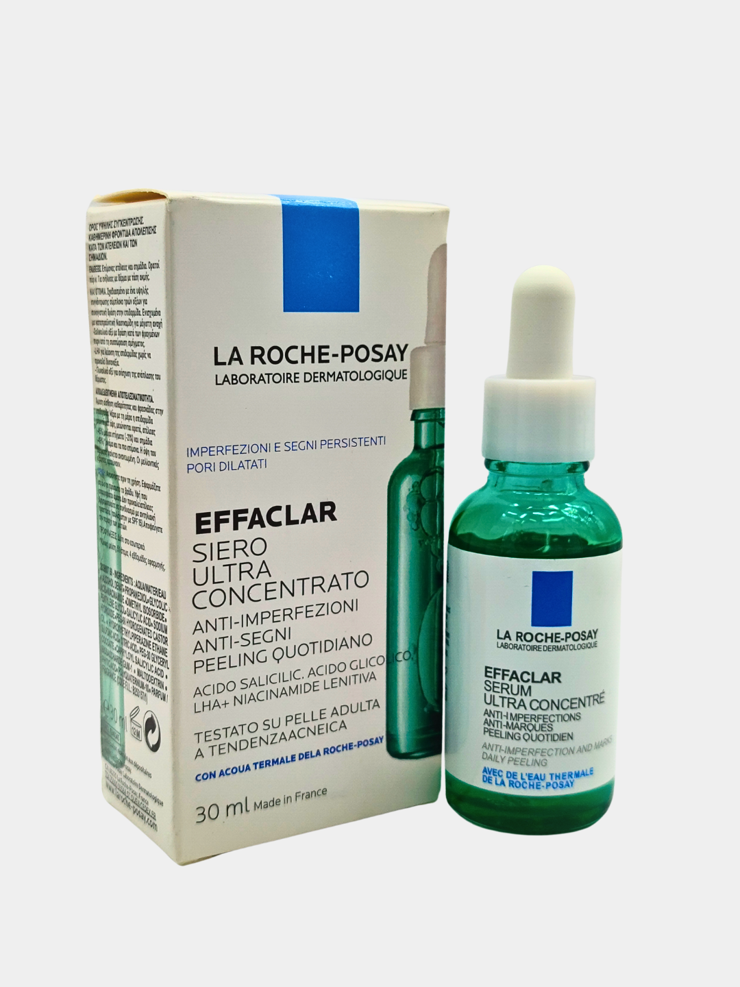 Сыворотка La Roche-Posay Effaclar Serum Ultra Concentré 30 мл, против прыщей, для уменьшения воспалений — фото 1