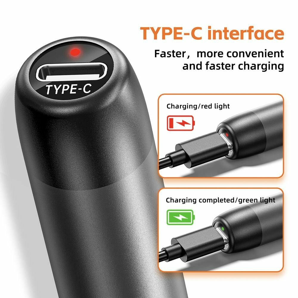 Изображение Паяльник USB JCD, 1000мАч, черный, с регулировкой температуры, диаметр 20мм