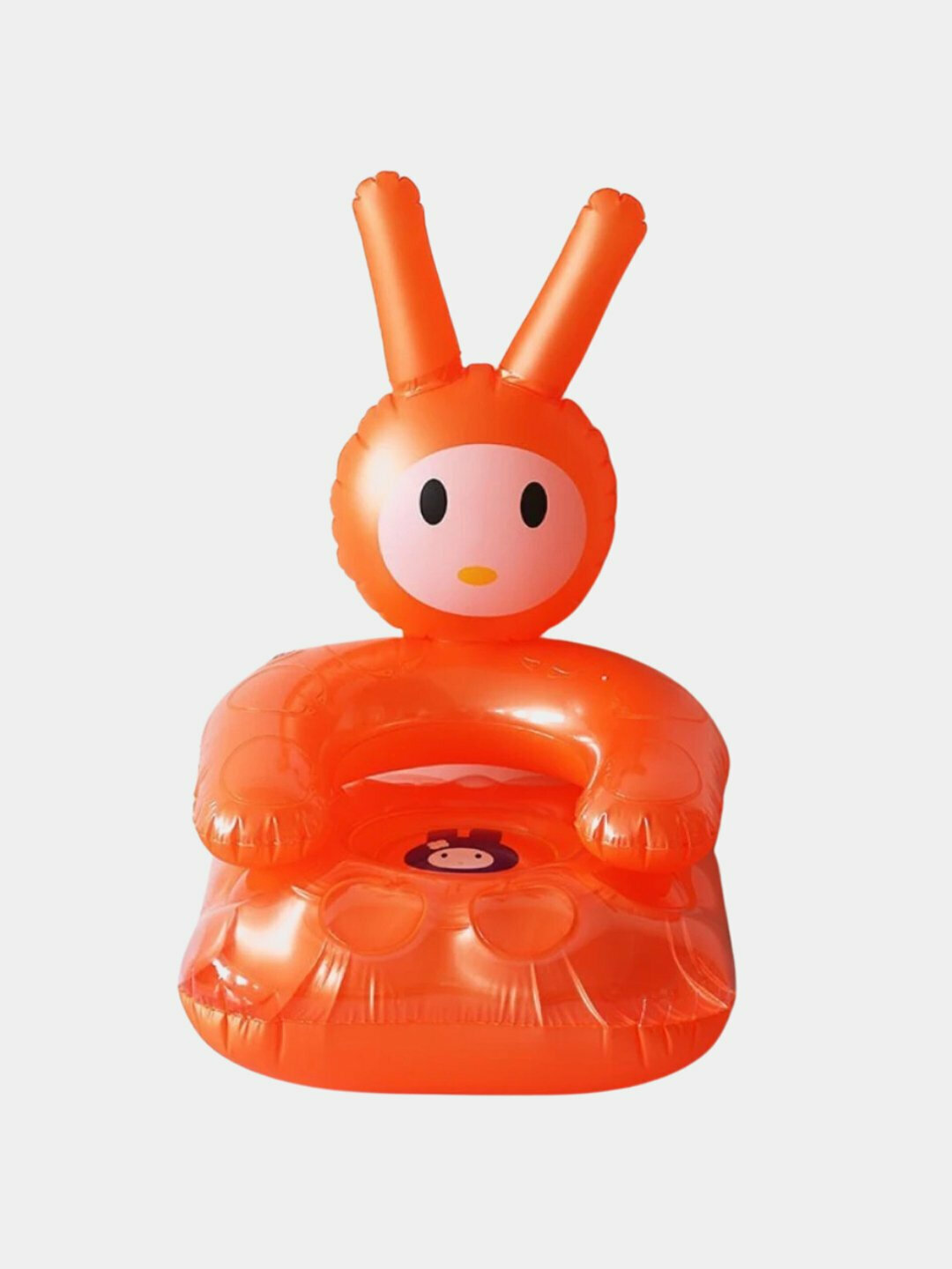 Детское надувное массажное кресло "Кролик", поддержка спины, нагрузка до 35кг