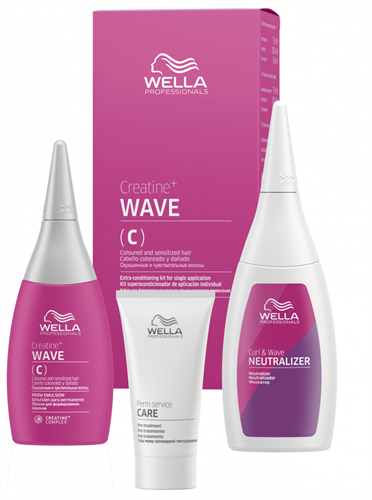 WELLA Creatine+ Wave Набор для формирования локонов и волн для окрашенных и чувствительных волос