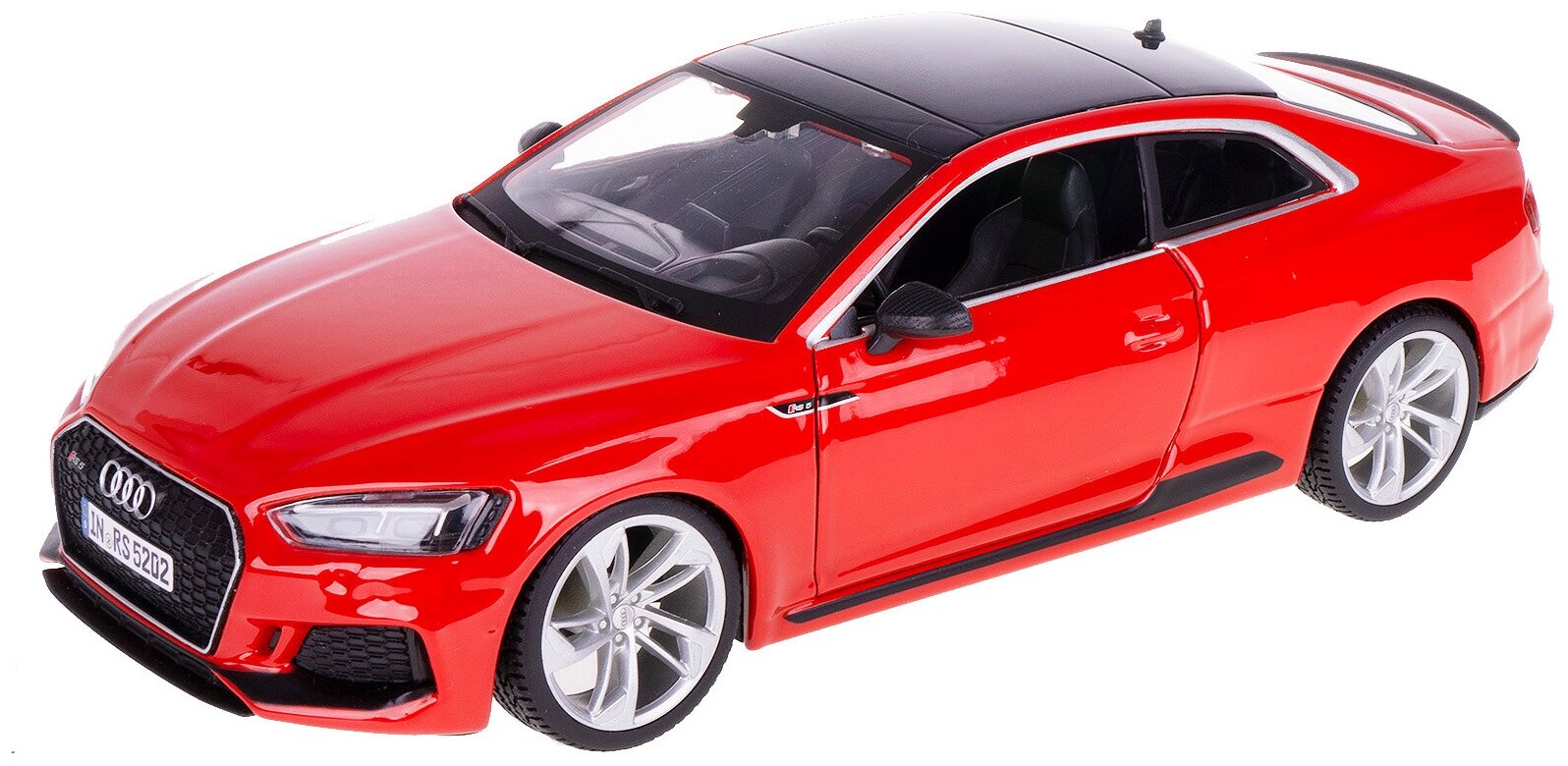 Легковой автомобиль Bburago Audi RS 5 Coupe 2019 (18-21090) 1:24, 19 см, красный