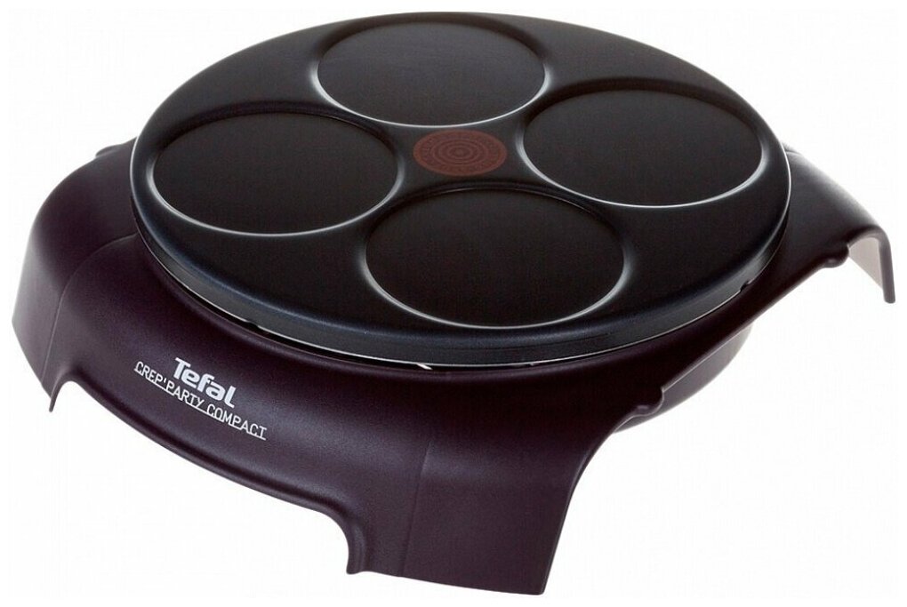 Блинница TEFAL PY303633 черный антипригарное покрытие 12см 4 блина