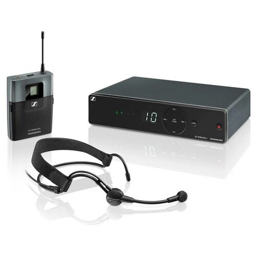 XSW 1-ME3-B Беспроводная микрофонная система с головным микрофоном, 614-638 МГц, Sennheiser