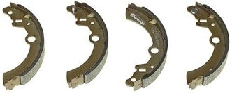 Барабанные тормозные колодки задние brembo S 79 523 для Chevrolet Cruze, Suzuki Alto, Suzuki Ignis, Suzuki Wagon R+ (4 шт.)