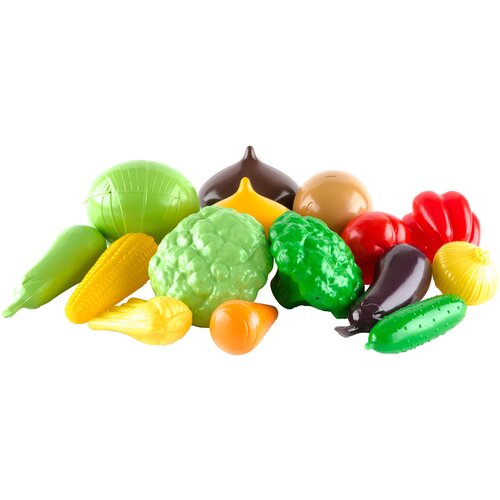 Набор продуктов Пластмастер Большой набор овощей 21049 разноцветный пвх набор игрушечных овощей урожай огонек с 1658