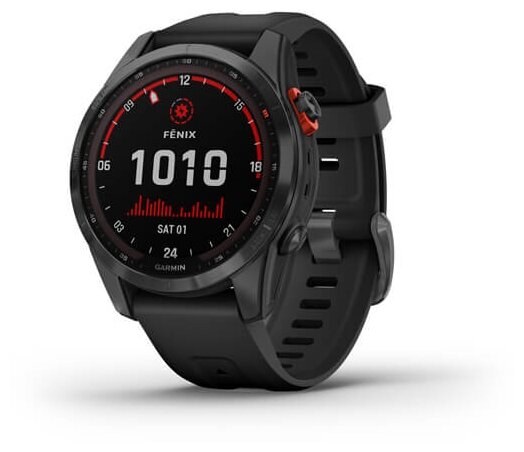 Умные часы Garmin Fenix 7S Solar Wi-Fi, черный