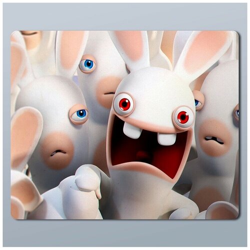 Коврик для мыши с принтом игры Rabbids Invasion - 1122