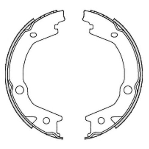 фото Комплект колодкок стояночного тормоза remsa 4697.00