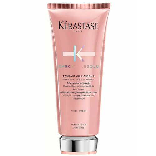 Kerastase Fondant Cica Chroma - молочко для волос 200 мл kerastase fondant cica chroma укрепляющее молочко для волос 75 мл