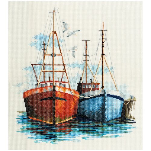 фото Набор для вышивания fish quay derwentwater designs