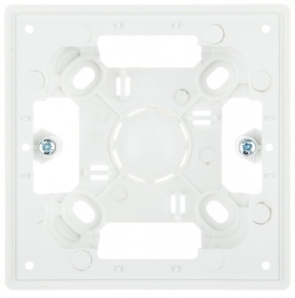 Simon 24 Белая Коробка монтажная для накладного монтажа на 1 модуль