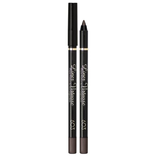 Vivienne Sabo Карандаш для глаз устойчивый гелевый Liner Virtuose, оттенок 603 коричневый