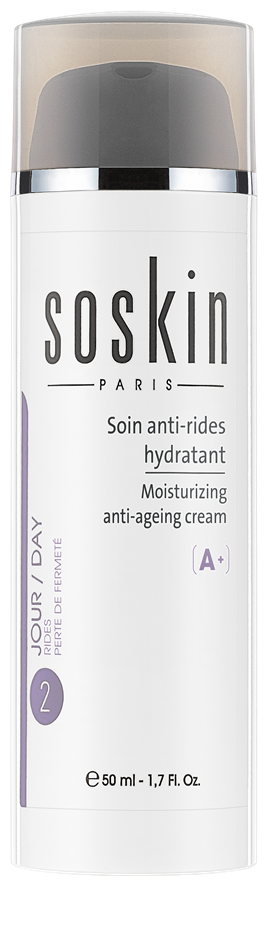 Крем Soskin Moisturizing anti-ageing cream антивозрастной увлажняющий для лица, шеи и декольте, 50 мл