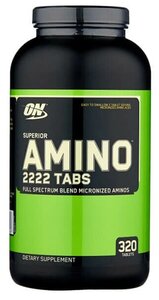 Фото Аминокислотный комплекс Optimum Nutrition Superior Amino 2222 (320 таблеток)