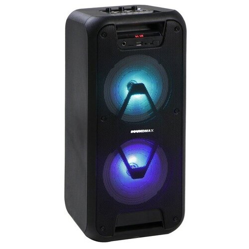 Портативная колонка Soundmax SM-PS4201 120 Вт 2400 мАч FM BT microSD AUX подсветка 824200₽
