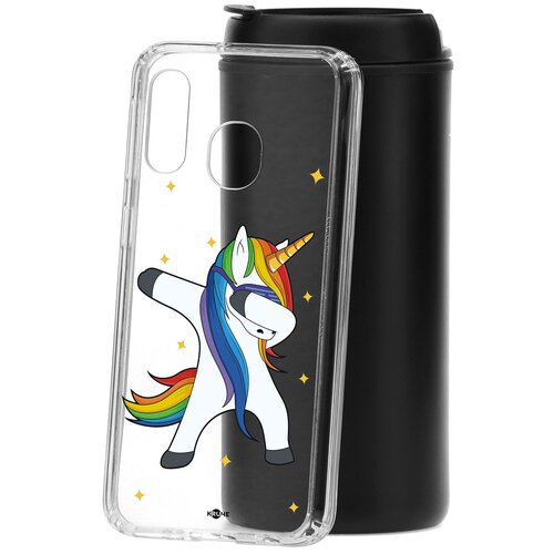 фото Чехол на самсунг а40 kruche print единорожка кruче