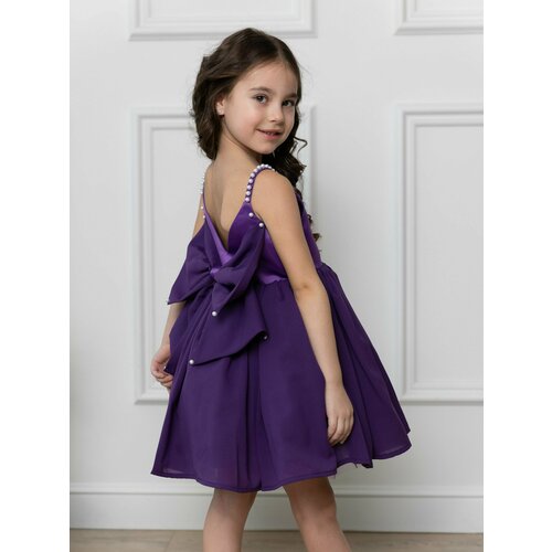 Платье нарядное, размер 32/122, фиолетовый