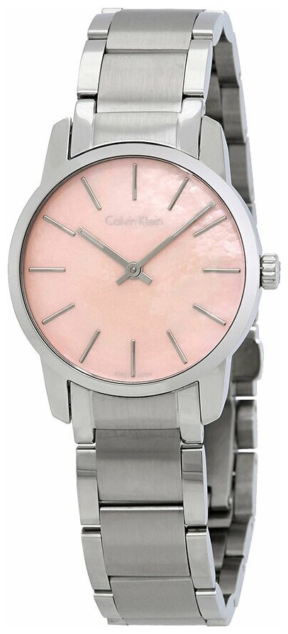Наручные часы CALVIN KLEIN K2G231.4E, розовый, серебряный