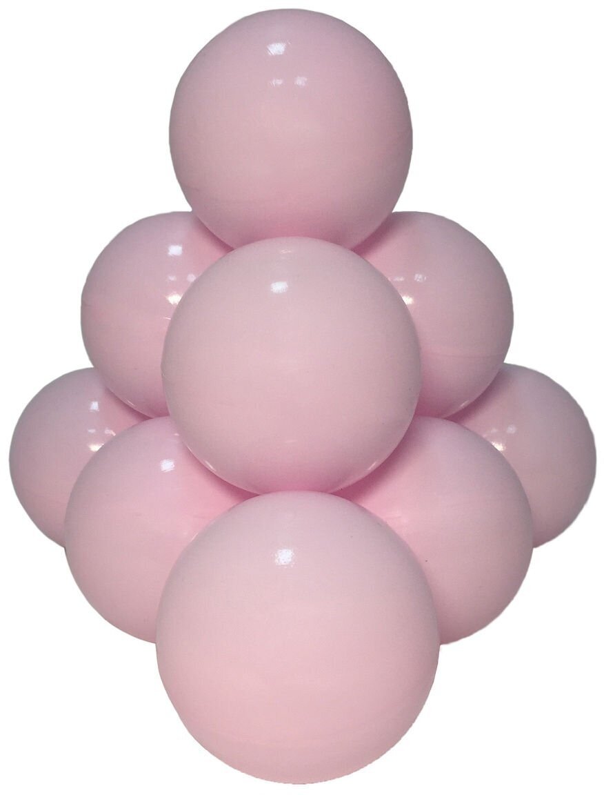 Бассейн "Алая жемчужина" с шариками 200шт: белый и светло-розовый - фотография № 4