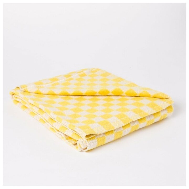 Одеяло байковое размер 90х140 см, цвет микс для мал., хл80%, полиэфир 20%, 420гр/м - фотография № 5