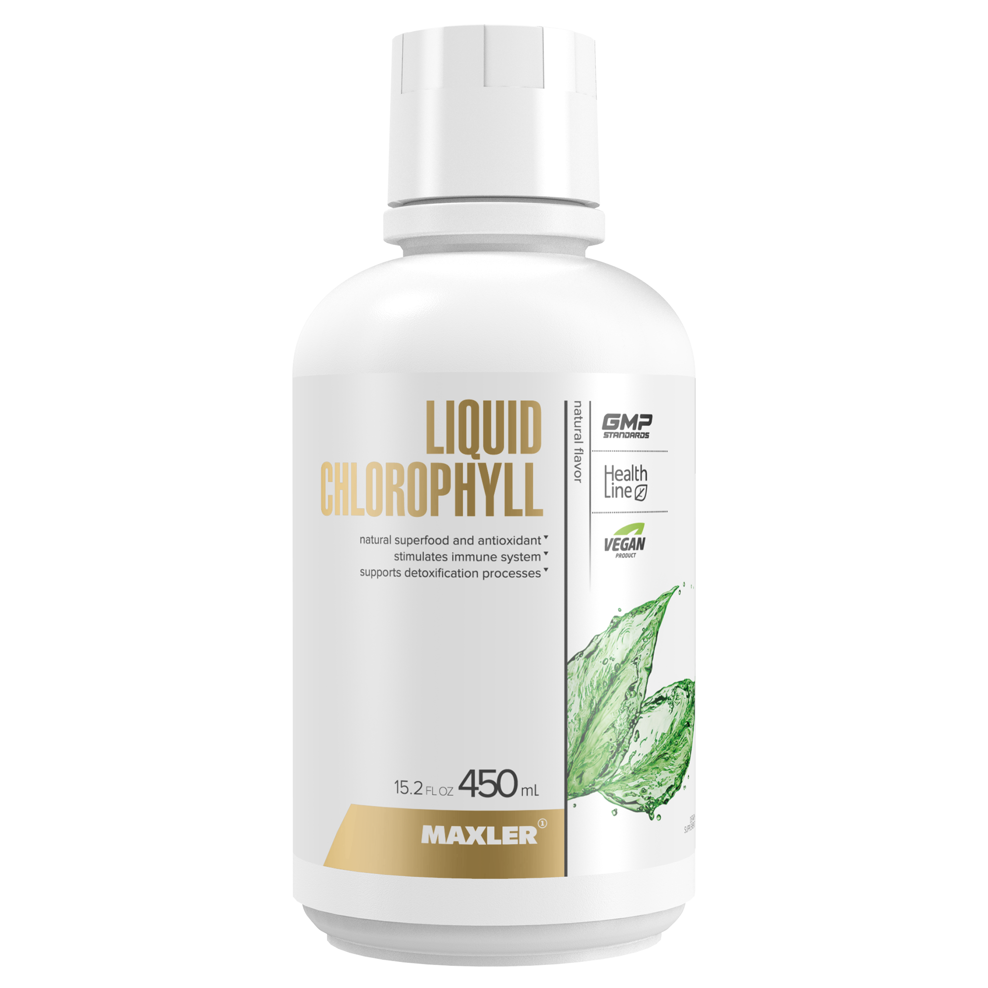 Хлорофилл жидкий Maxler Liquid Chlorophyll Vegan Product (450 мл) Натуральный